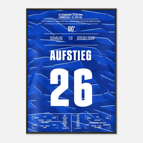 Cheers in royal blue! Schalke returns to the Bundesliga