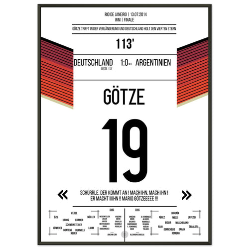 Götze's goal for Germany's World Cup triumph against Argentina – World Cup Final 2014