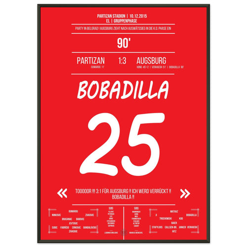 Augsburg Miracle - Bobadilla shoots Augsburg into the K.O.  round