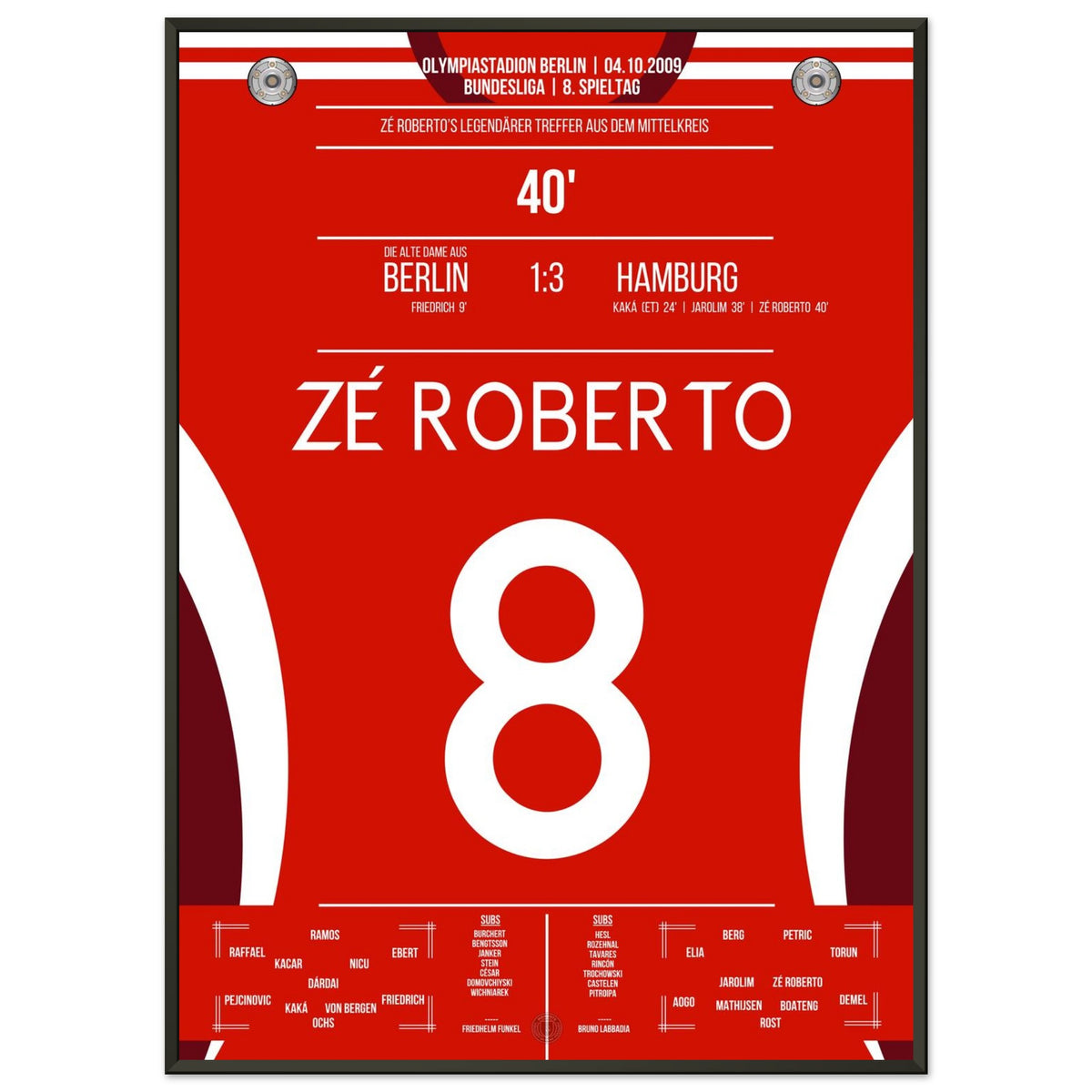 Zé Roberto's dream goal from distance against Hertha in 2009