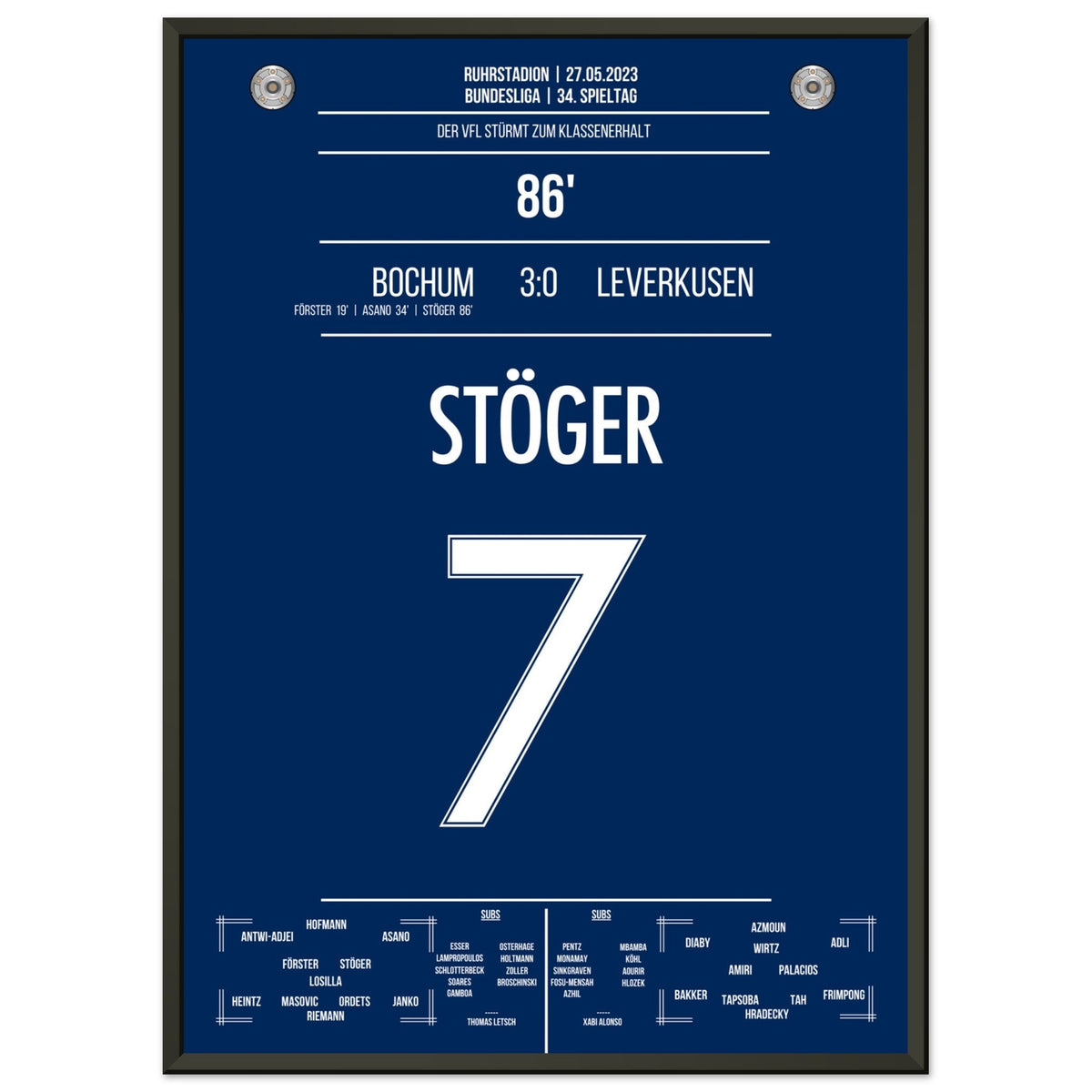 Bochum's Storm to Stay Up 2023