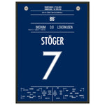 Bochum's Sturm zum Klassenerhalt 2023 50x70-cm-20x28-Schwarzer-Aluminiumrahmen