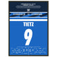 Darmstadt's Wiederaufstieg in die Bundesliga in 2023 50x70-cm-20x28-Schwarzer-Aluminiumrahmen