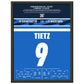 Darmstadt's Wiederaufstieg in die Bundesliga in 2023 30x40-cm-12x16-Schwarzer-Aluminiumrahmen
