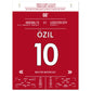 Mesut Özil Masterclass gegen Leicester in 2018 45x60-cm-18x24-Ohne-Rahmen