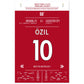 Mesut Özil Masterclass gegen Leicester in 2018 60x90-cm-24x36-Ohne-Rahmen