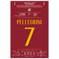 Pellegrini's Hackentor im Derby Sieg gegen Lazio in 2018 60x90-cm-24x36-Ohne-Rahmen