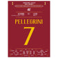 Pellegrini's Hackentor im Derby Sieg gegen Lazio in 2018 45x60-cm-18x24-Ohne-Rahmen