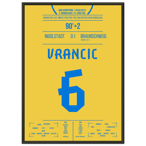 Vrancic's free-kick goal for Bundesliga promotion 2013